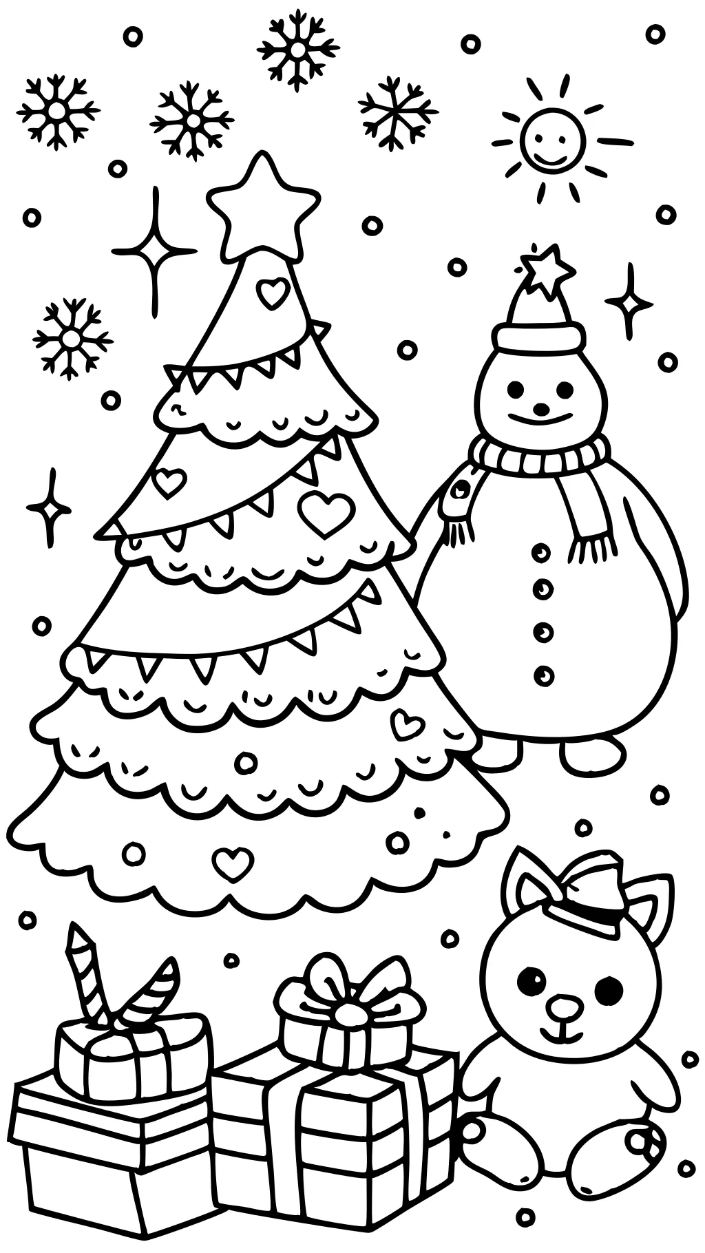 coloriages joyeux Noël